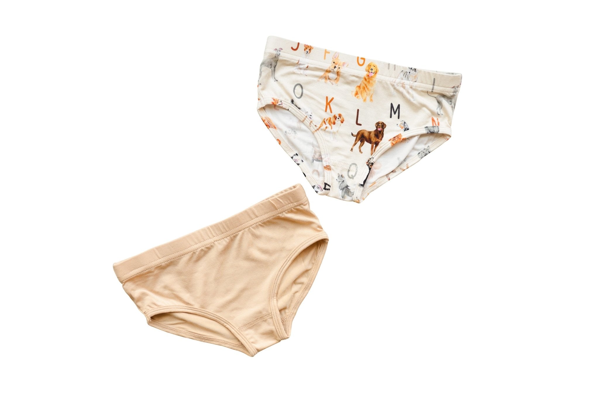 GIRLS BRIEF UNDERWEAR SET - D IS FOR DOG - The Sleepy Sloth