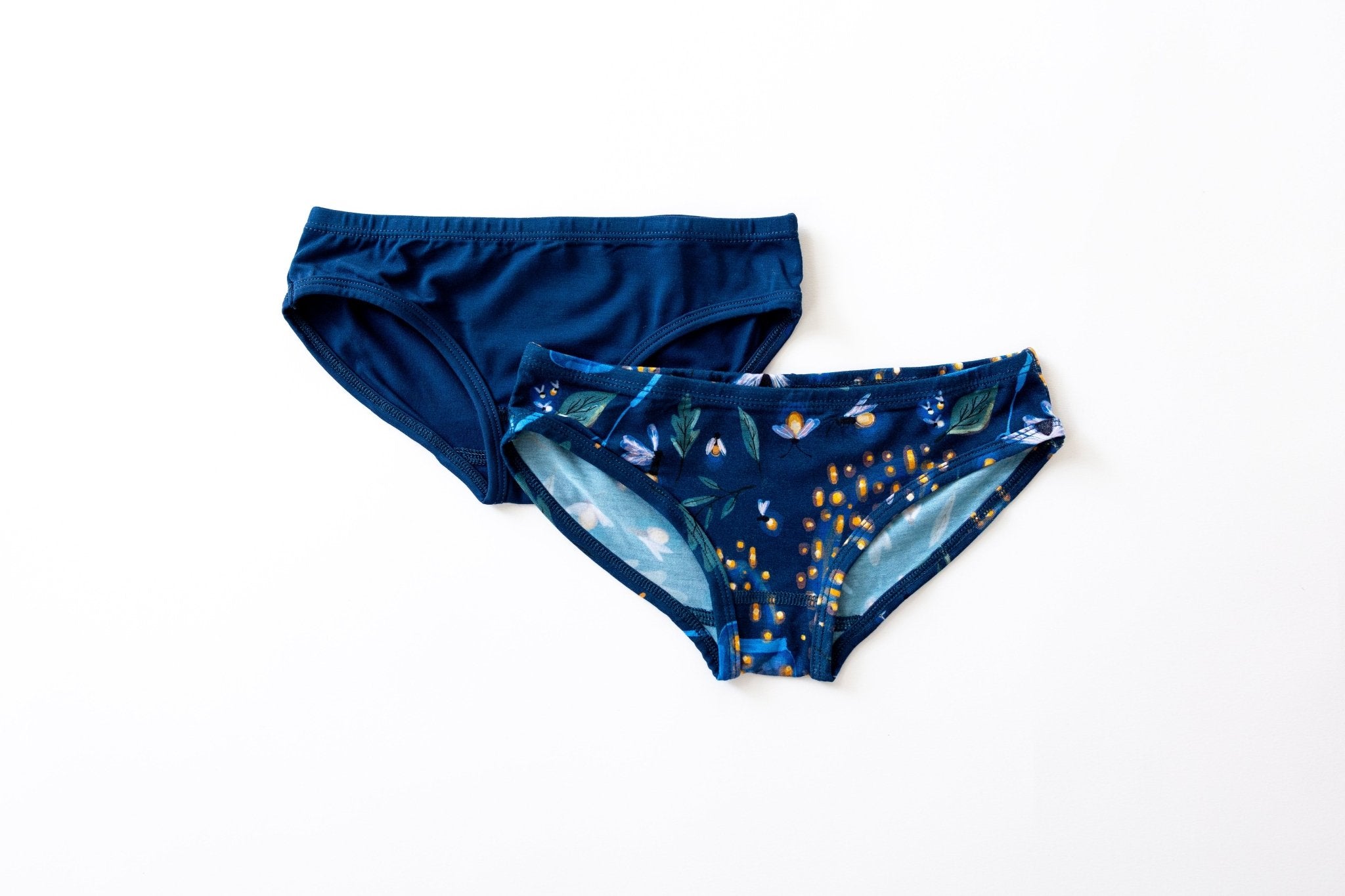 GIRLS BRIEF UNDERWEAR SET - GLOW WITH THE FLOW - The Sleepy Sloth