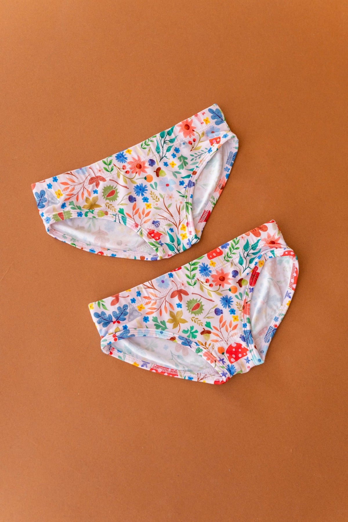 Girls Brief Underwear Set - Toadstool Meadow - The Sleepy Sloth