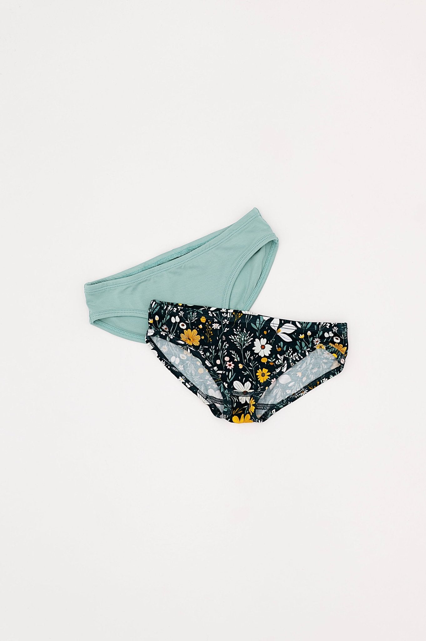 GIRLS BRIEF UNDERWEAR SET - WILDFLOWER DREAMS - The Sleepy Sloth