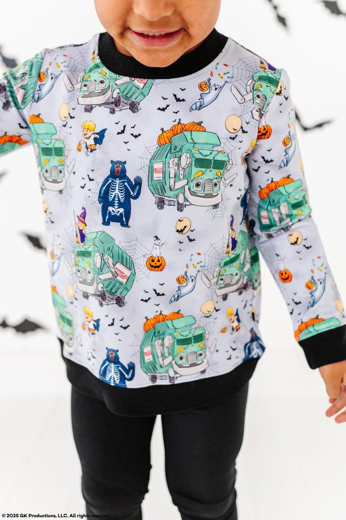 GRAPHIC CREWNECK - A TRASH TRUCK™ HALLOWEEN - The Sleepy Sloth