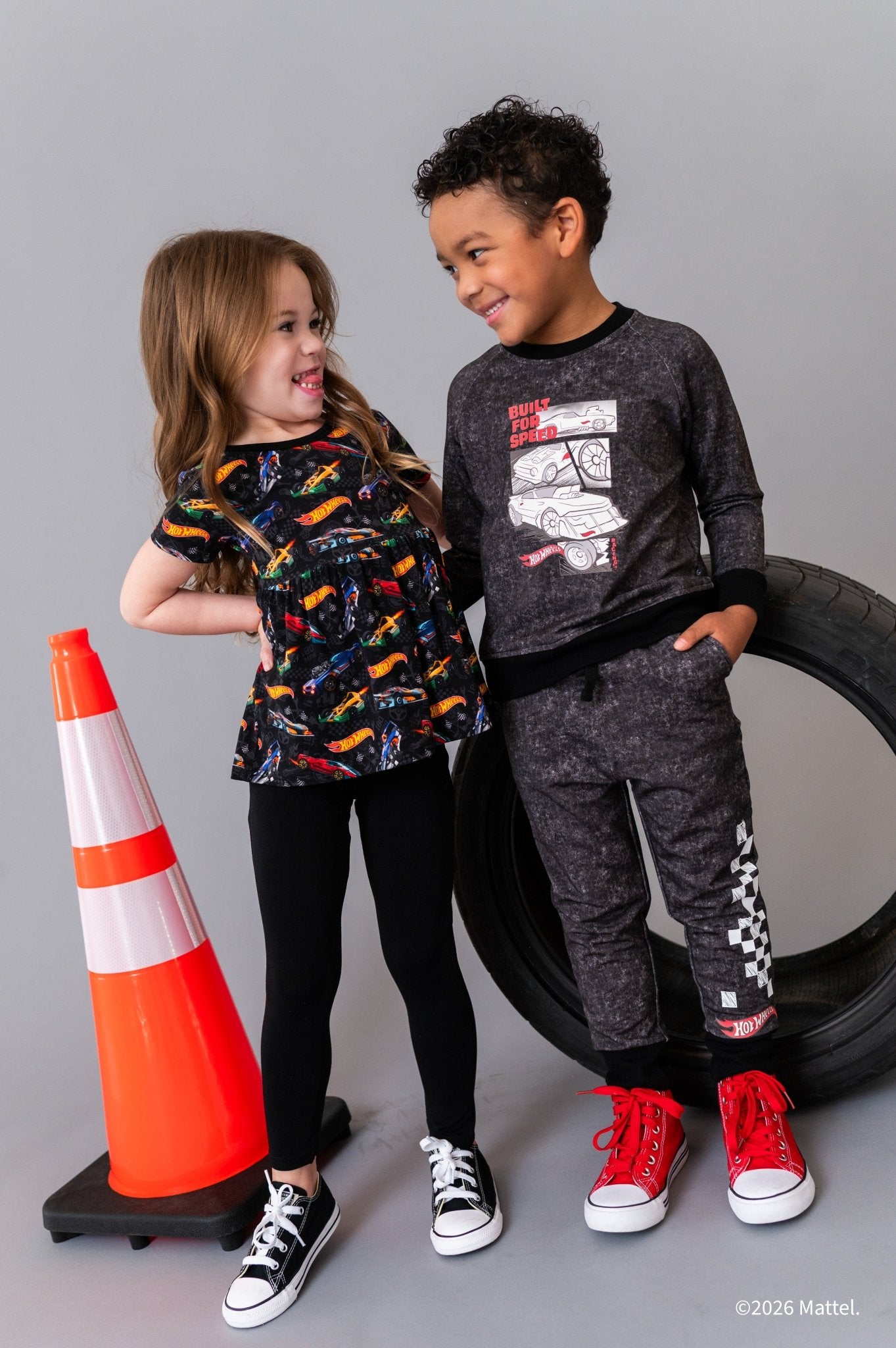 Graphic Crewneck and Jogger Set - HOT WHEELS™ FULL THROTTLE - The Sleepy Sloth