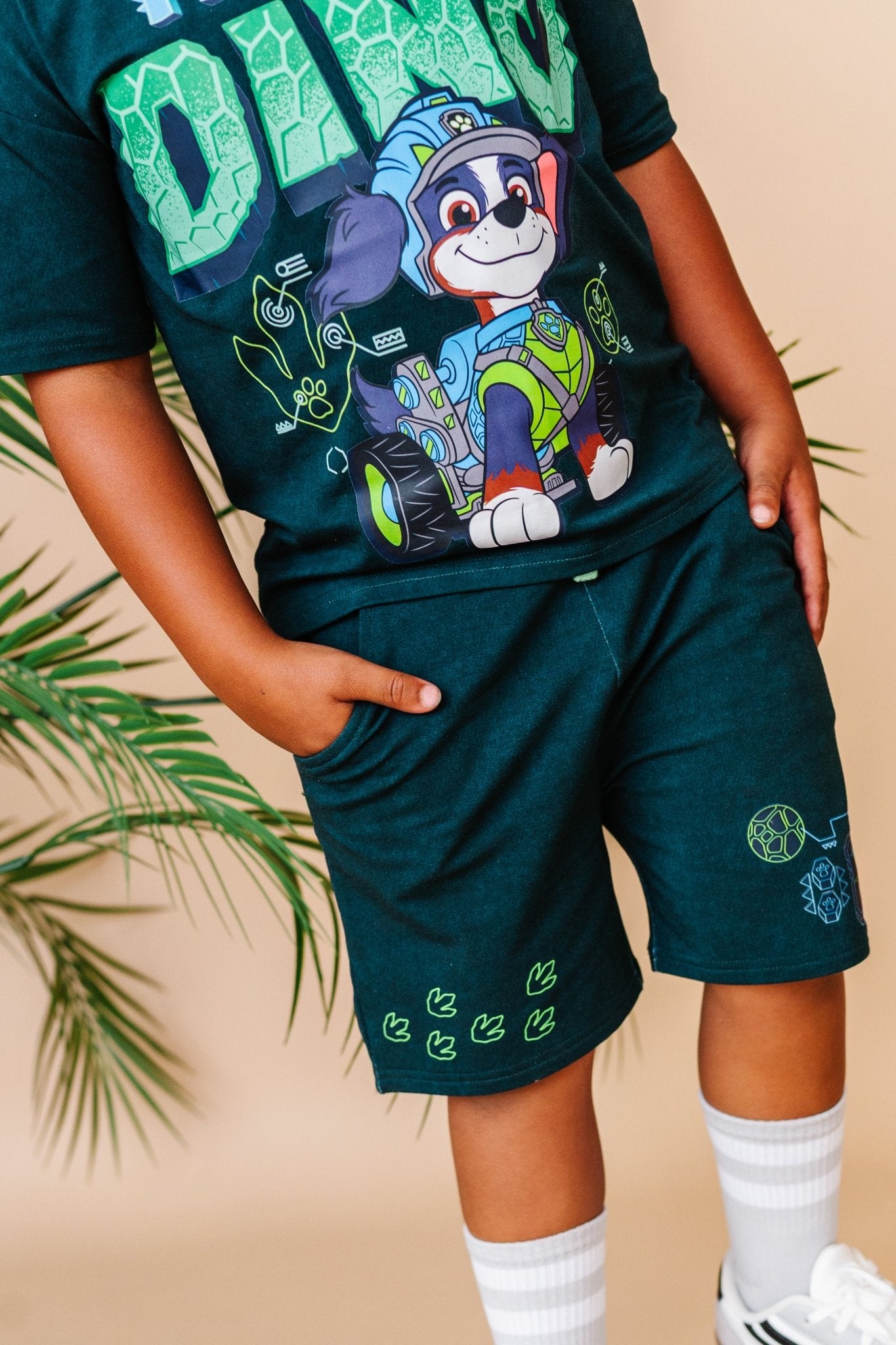 Graphic Tee and Short Set - PAW Patrol: The Dino Movie™ I Speak Dino - The Sleepy Sloth