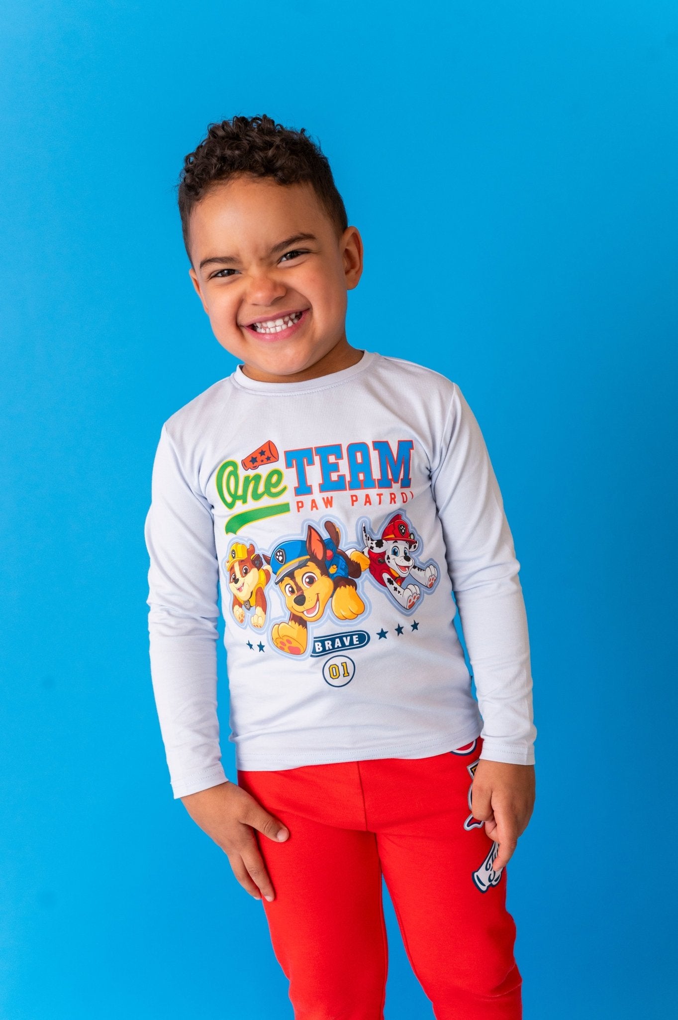 LONG SLEEVE GRAPHIC TEE - PAW PATROL™ ALL - STARS ONE TEAM - The Sleepy Sloth