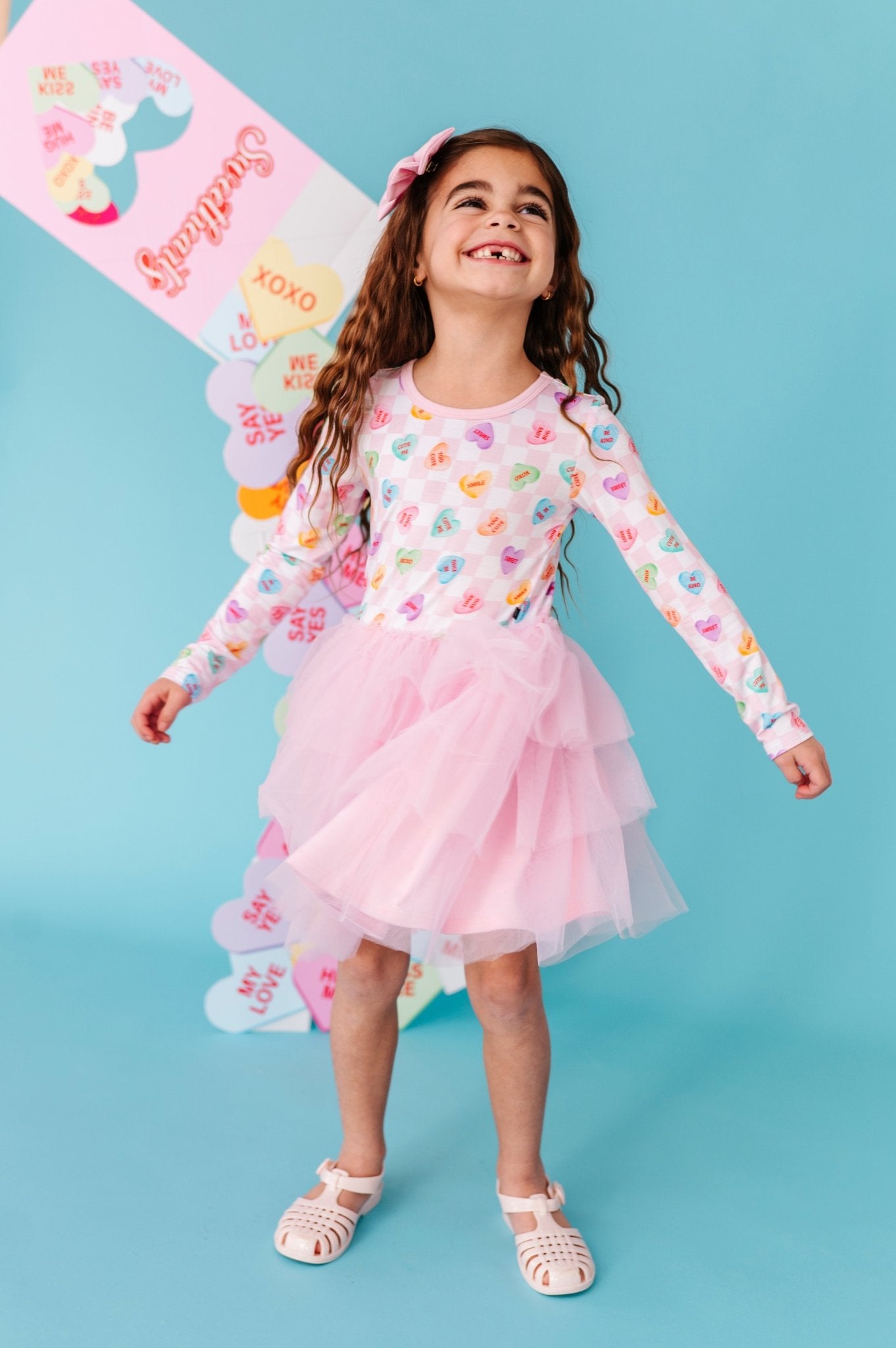 LONG SLEEVE TULLE DRESS - XOXO - The Sleepy Sloth