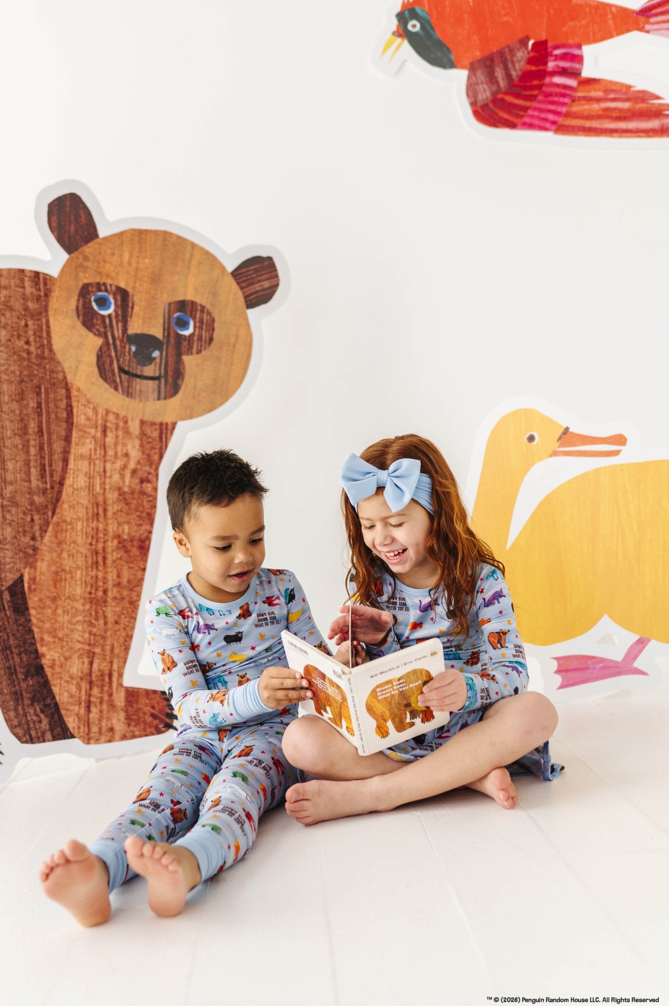 LONG SLEEVE TWIRL DRESS - Eric Carle™ BROWN BEAR BROWN BEAR - The Sleepy Sloth