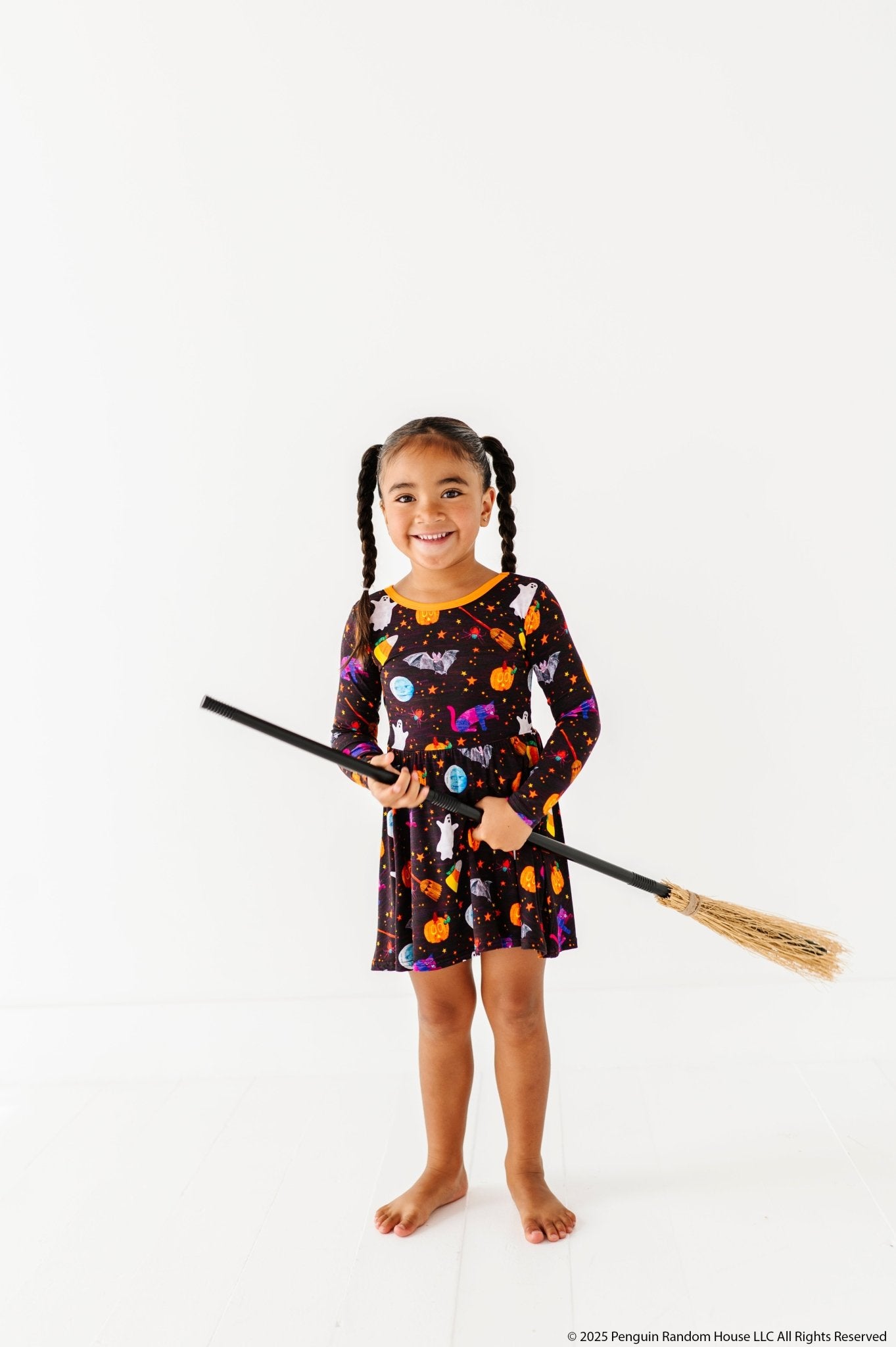 LONG SLEEVE TWIRL DRESS - The World of Eric Carle™ CREEPY CRAWLY - The Sleepy Sloth