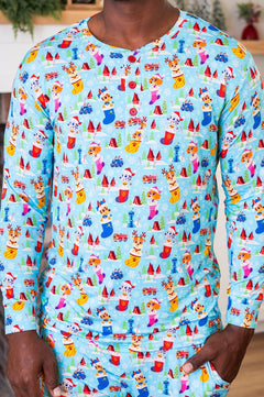 Men's Henley - Paw Patrol™ Deck the PAWs
