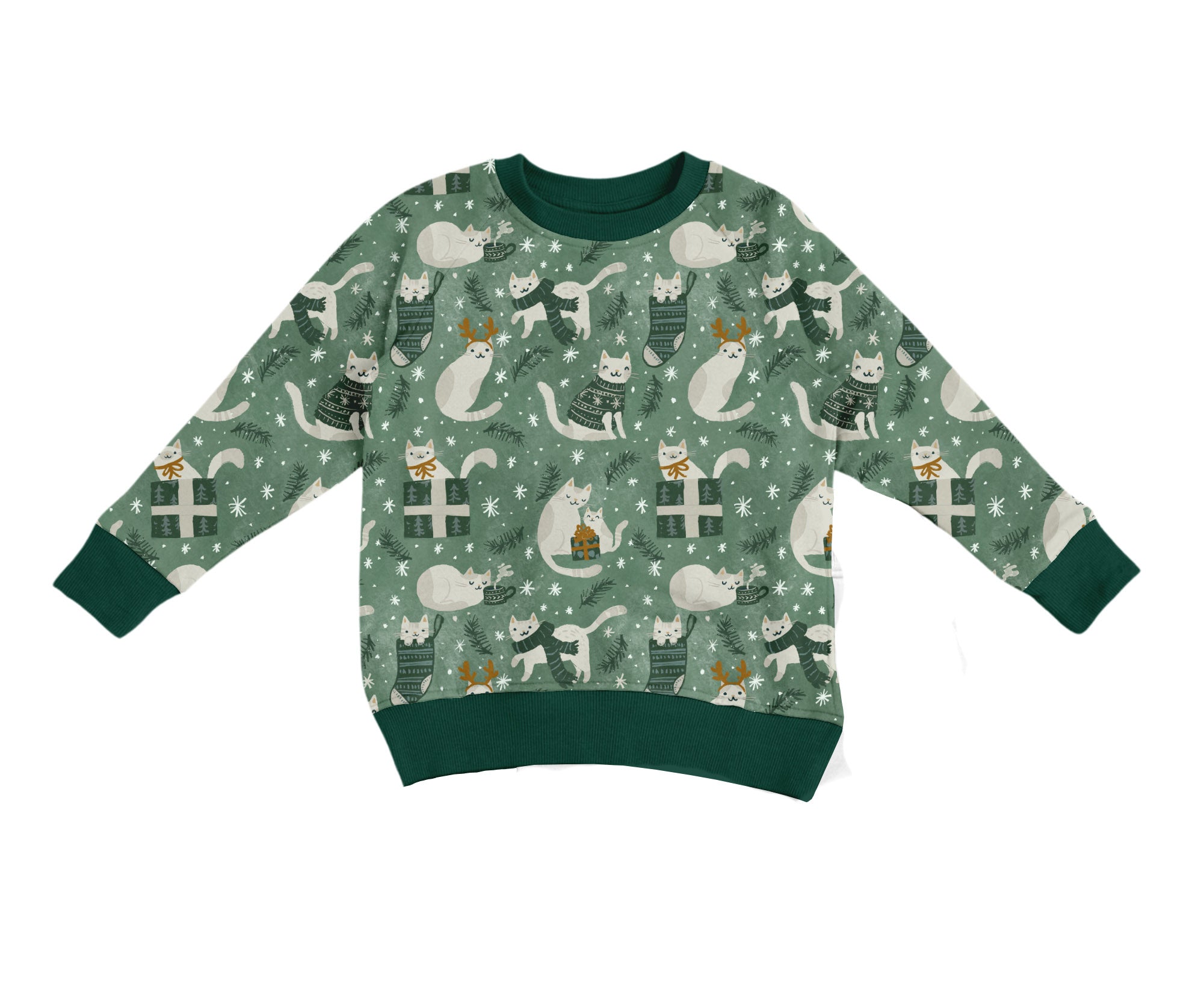 Preorder Crewneck Sweatshirt - Meowy & Bright