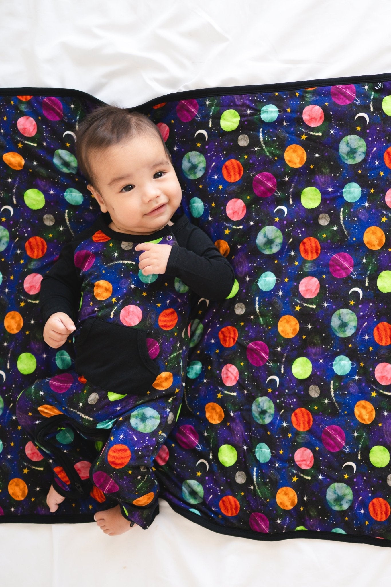 Midnight Rainbow shops Toddler Blanket