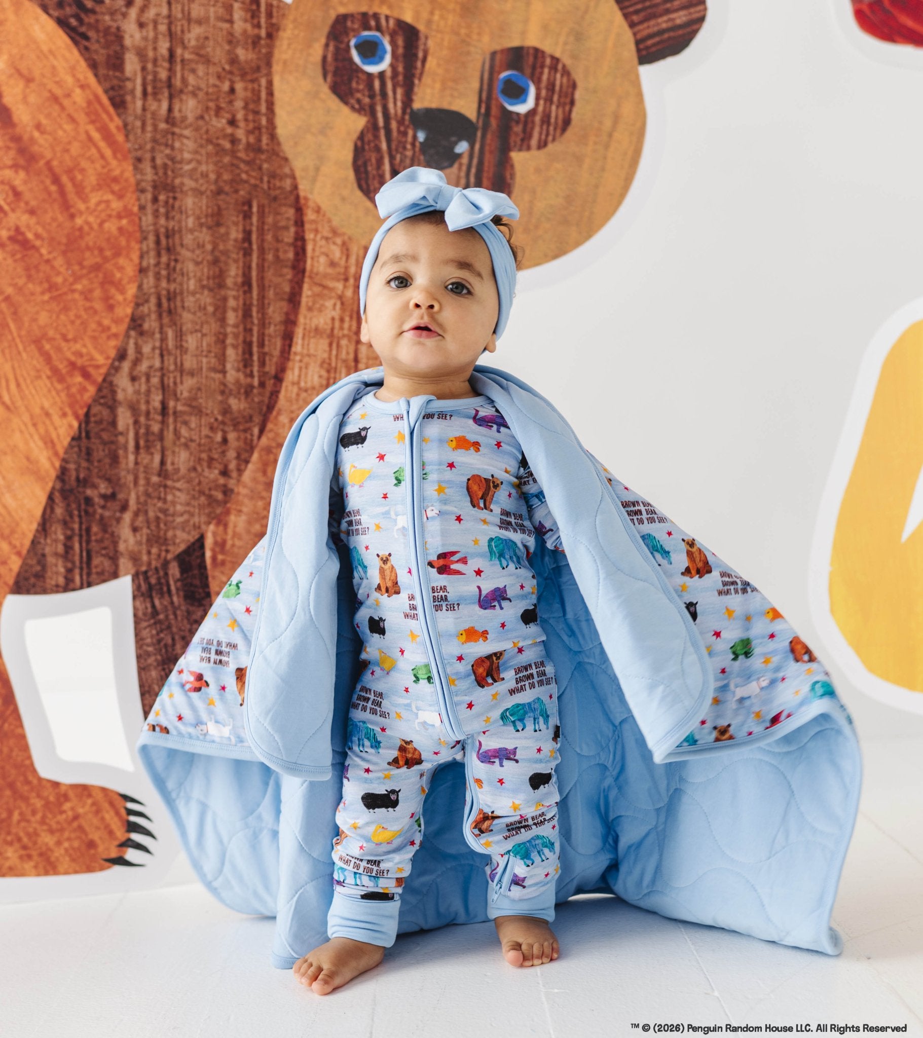 MINI BLANKIE - Eric Carle™ BROWN BEAR BROWN BEAR - The Sleepy Sloth