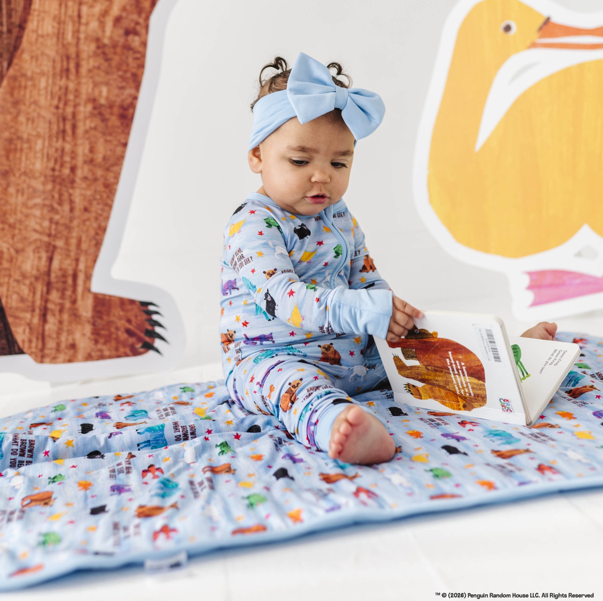 MINI BLANKIE - Eric Carle™ BROWN BEAR BROWN BEAR - The Sleepy Sloth