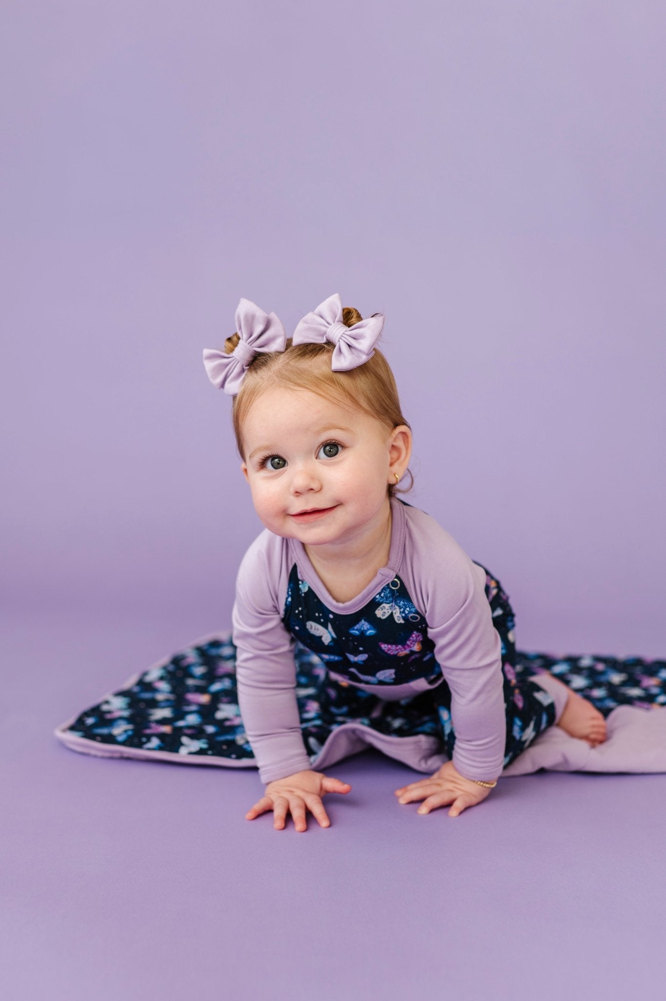 MINI BLANKIE - INDIGO SKIES - The Sleepy Sloth