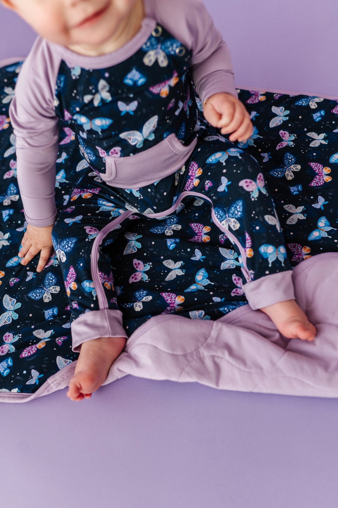 MINI BLANKIE - INDIGO SKIES - The Sleepy Sloth