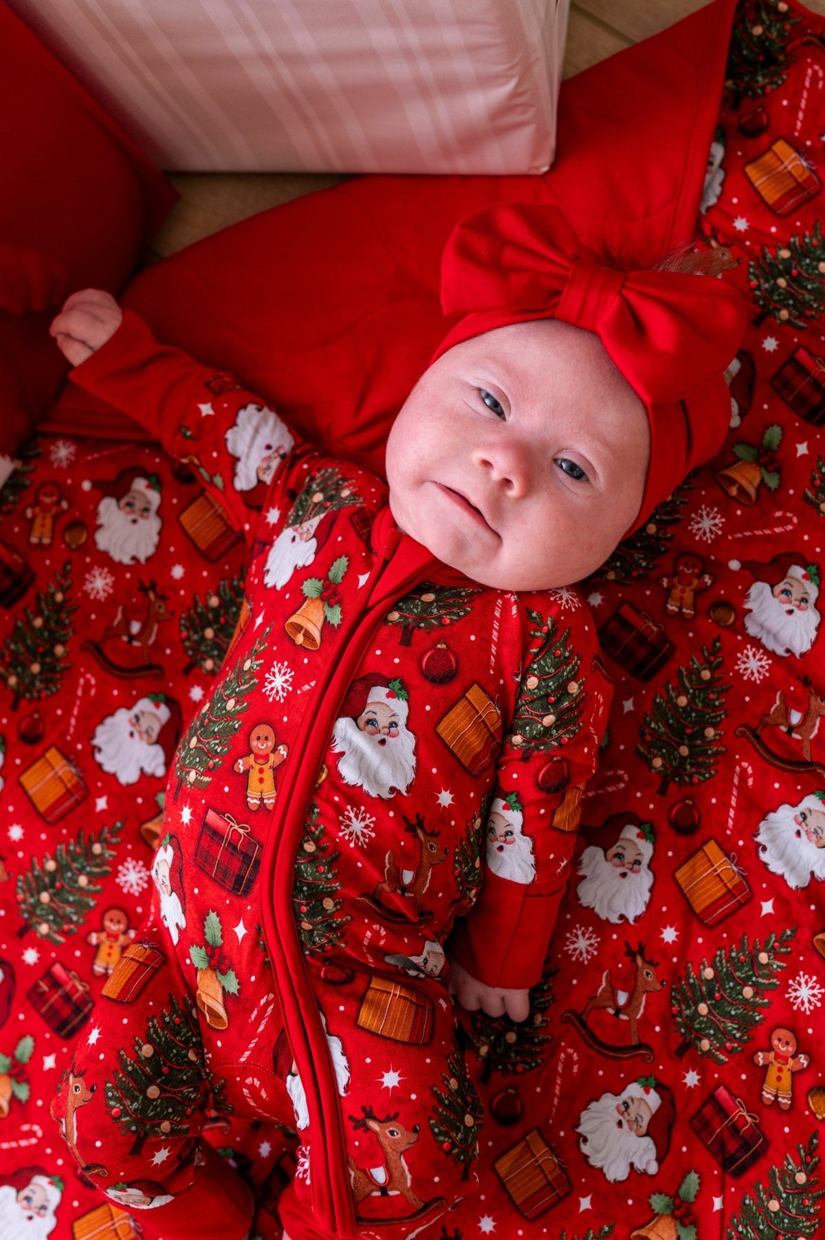 Mini Blankie - Jolly St Nick - The Sleepy Sloth