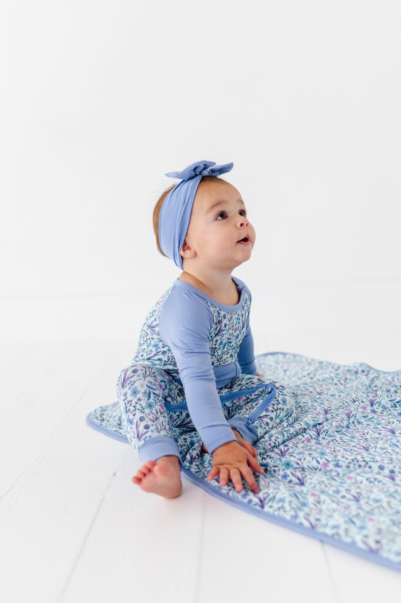 Mini Blankie - LAVENDER LOVE - The Sleepy Sloth
