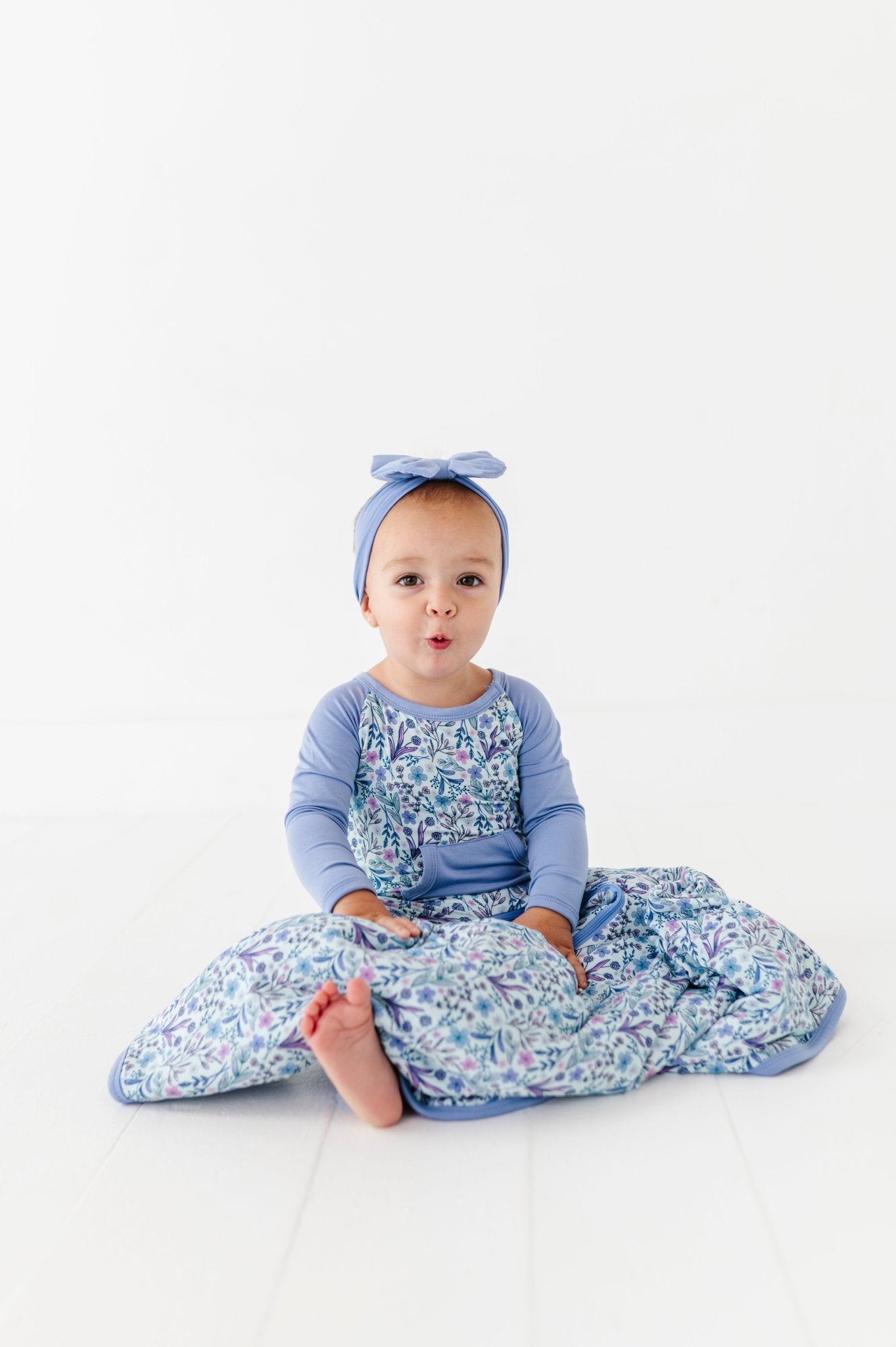 Mini Blankie - LAVENDER LOVE - The Sleepy Sloth