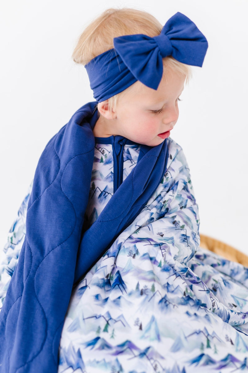 MINI BLANKIE - MISTY MOUNTAINS - The Sleepy Sloth