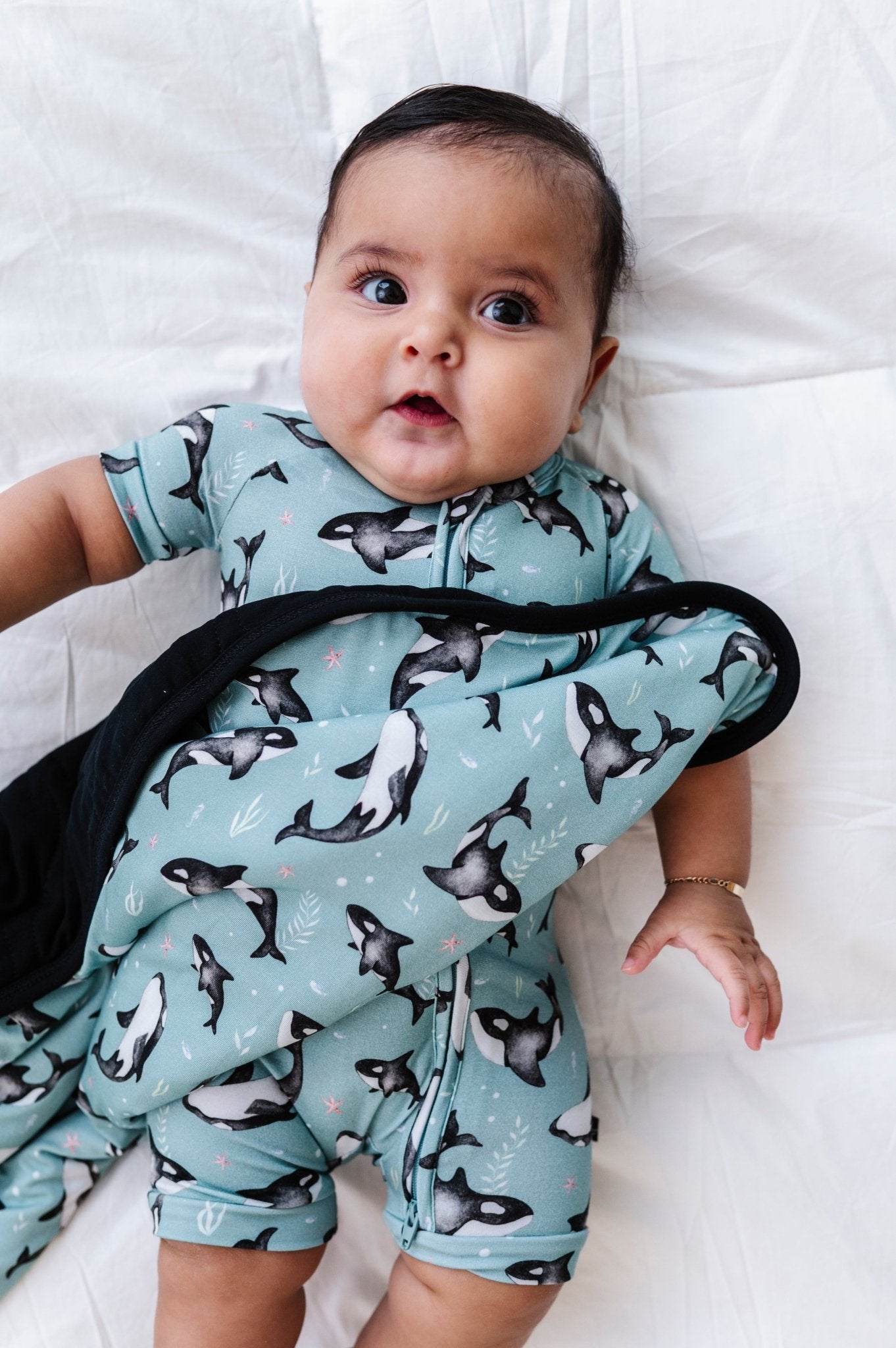 Mini Blankie - OH WHALE - The Sleepy Sloth