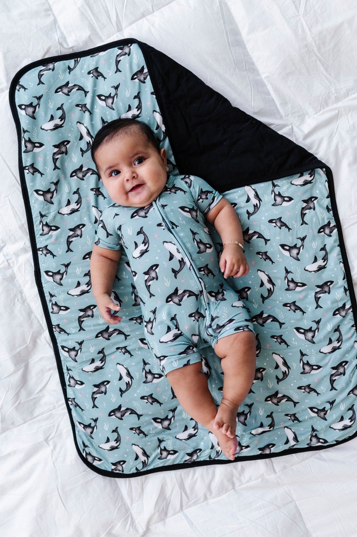 Mini Blankie - OH WHALE - The Sleepy Sloth