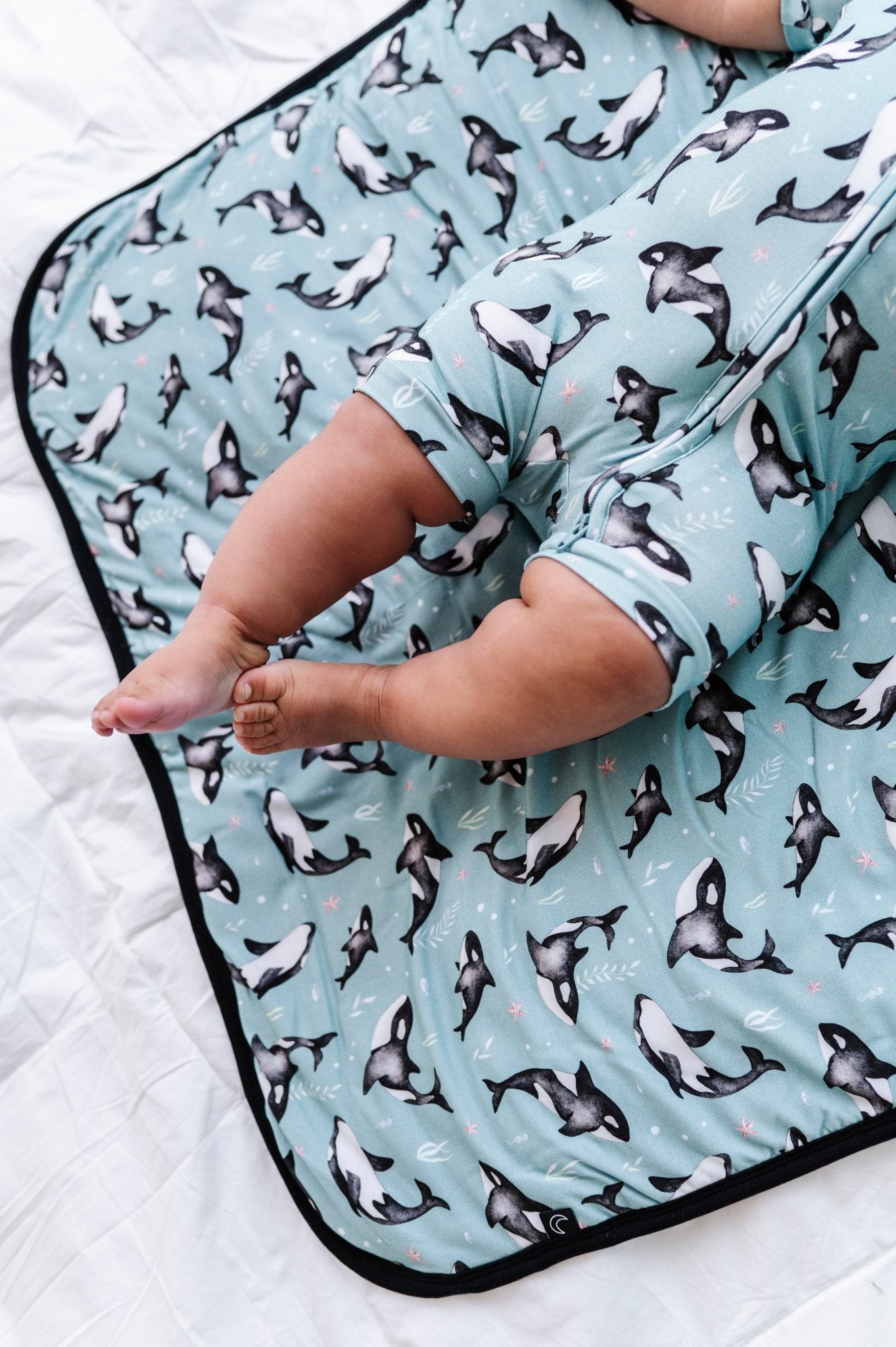 Mini Blankie - OH WHALE - The Sleepy Sloth