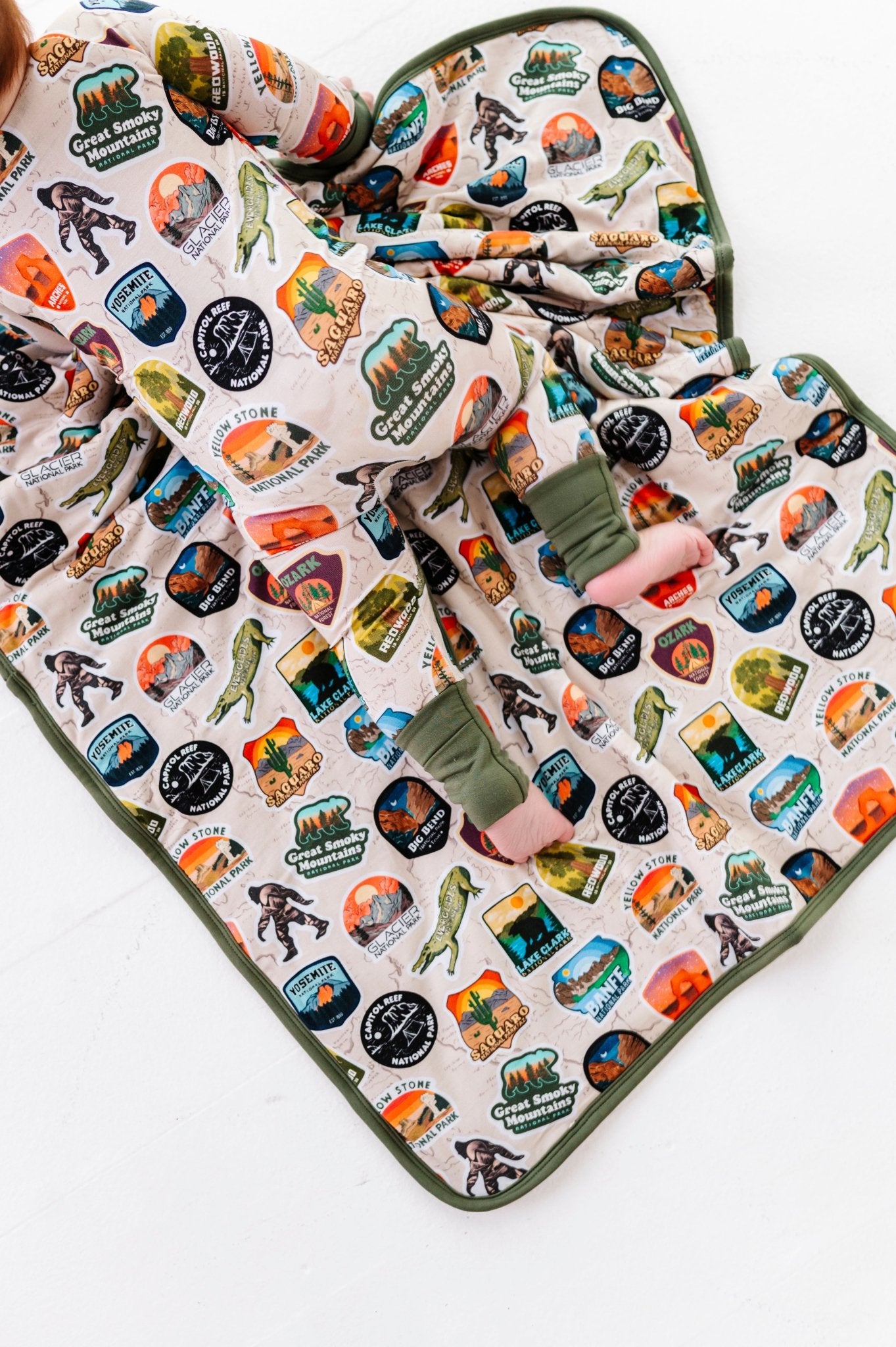 Mini Blankie - Park Passport - The Sleepy Sloth