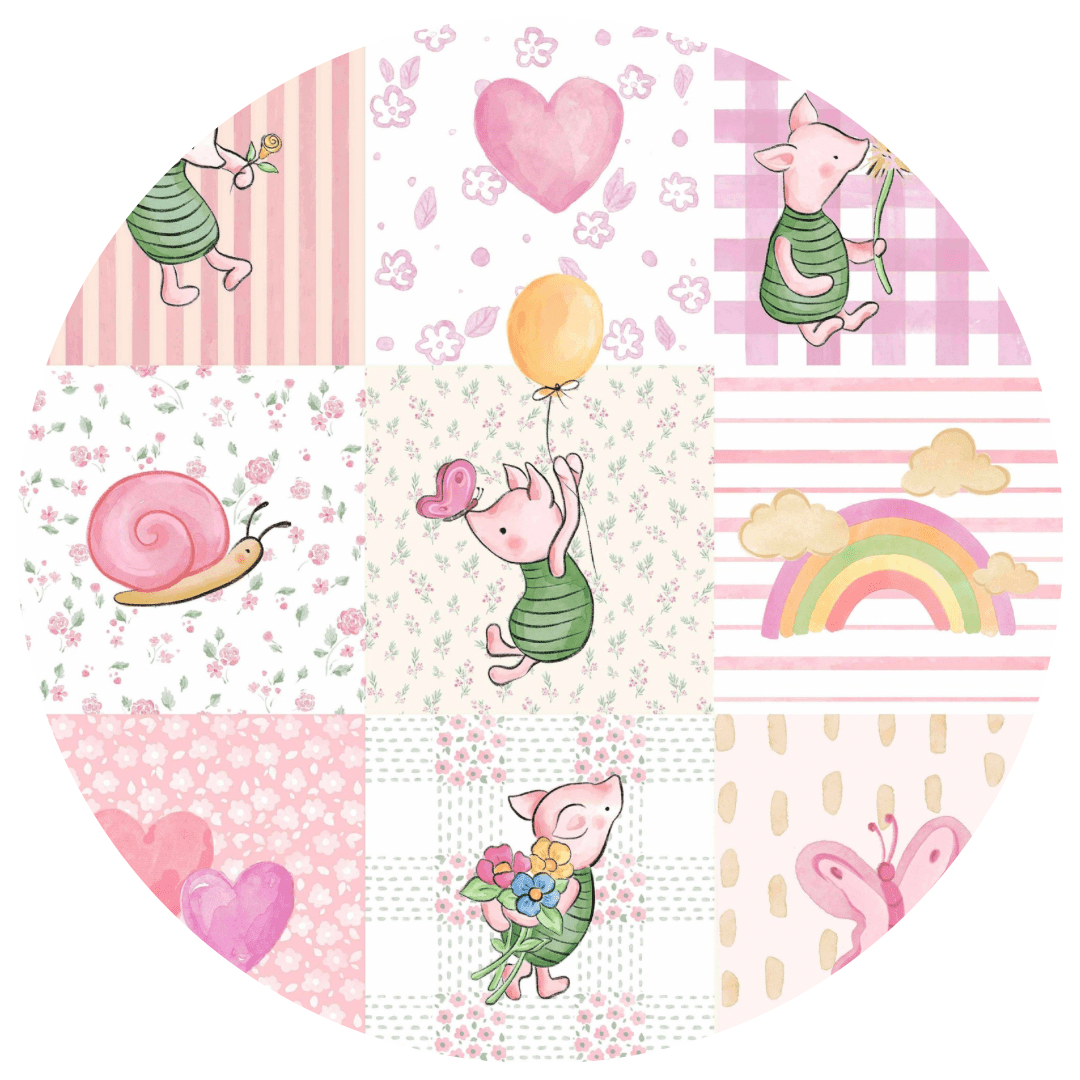 Mini Blankie - PRETTY IN PIGLET - The Sleepy Sloth