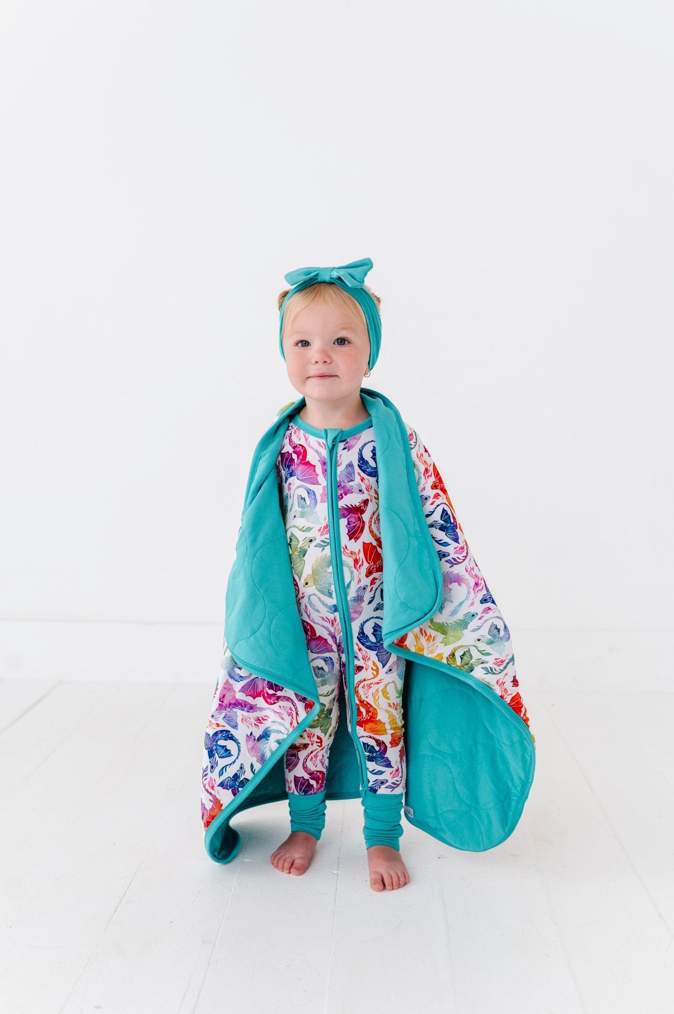 MINI BLANKIE - RAINBOW TAILS - The Sleepy Sloth