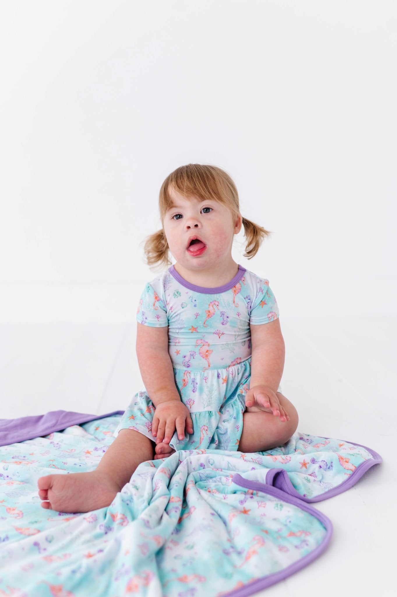 MINI BLANKIE* - SEAHORSIN' AROUND - The Sleepy Sloth