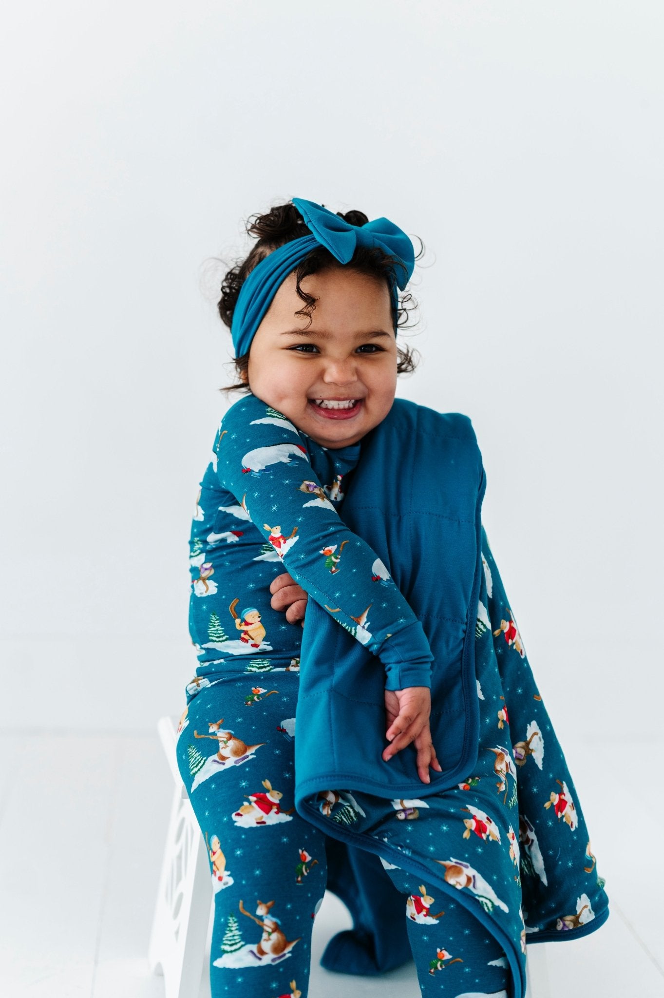 MINI BLANKIE - WINNIE ON ICE - The Sleepy Sloth