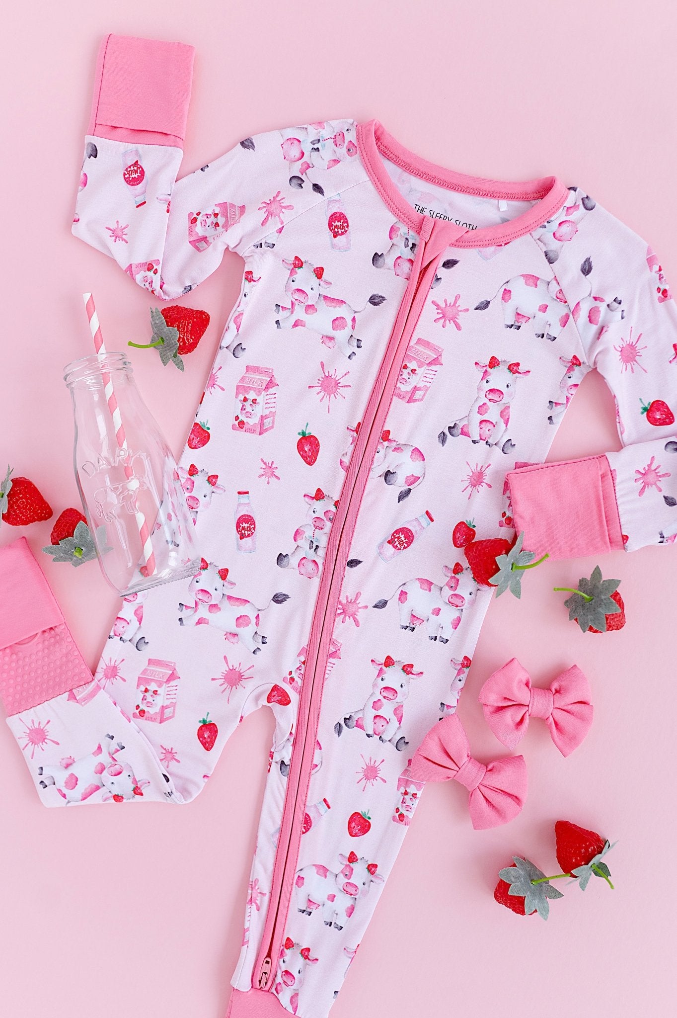 MINI CLIP BOW SET - BERRYLICIOUS - The Sleepy Sloth