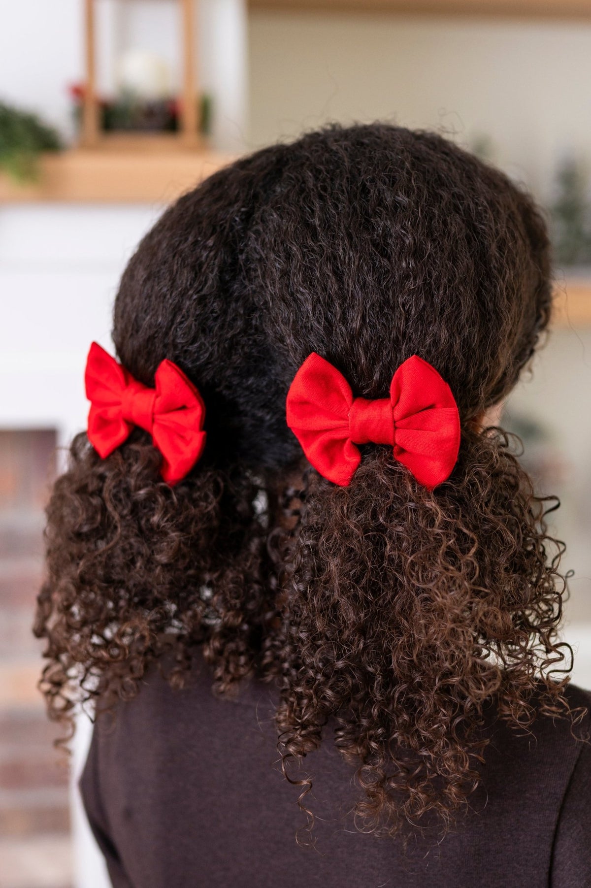 Mini Clip Bow Set - Jolly St Nick - The Sleepy Sloth