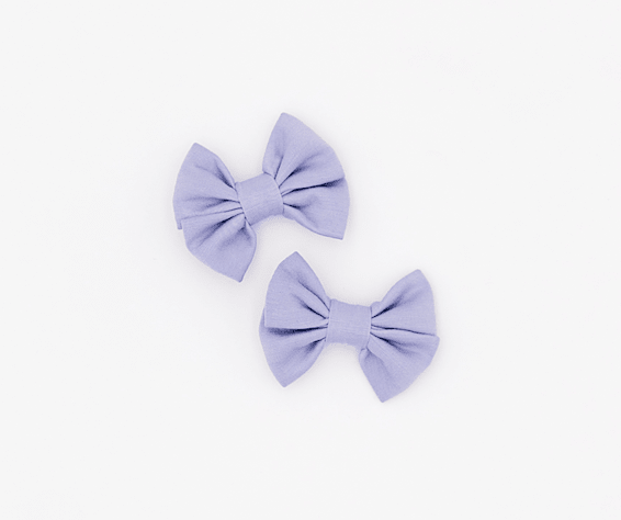 MINI CLIP BOW SET - LILAC VALLEY - The Sleepy Sloth