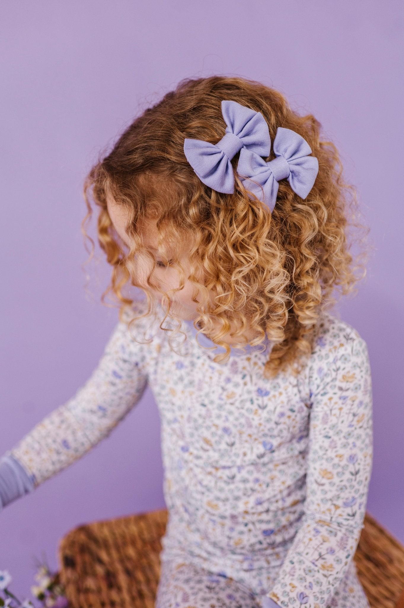 MINI CLIP BOW SET - LILAC VALLEY - The Sleepy Sloth