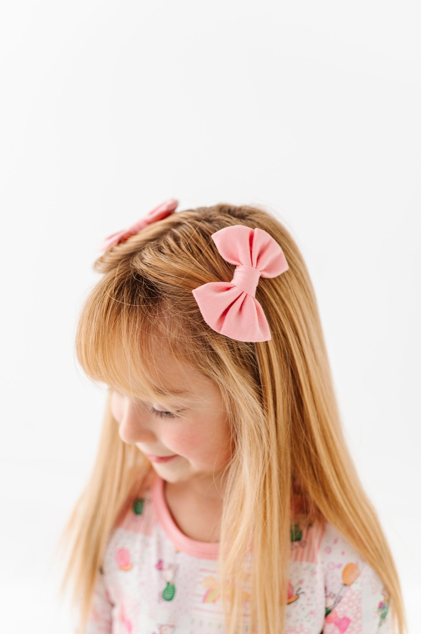 Mini Clip Bow Set - PRETTY IN PIGLET - The Sleepy Sloth