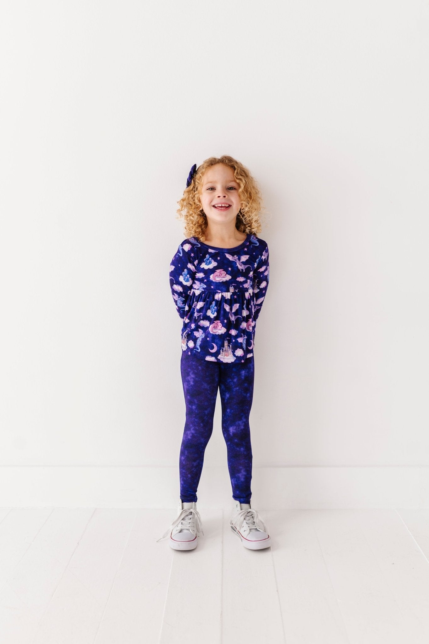 PEPLUM TOP WITH LEGGINGS - AMETHYSIA - The Sleepy Sloth