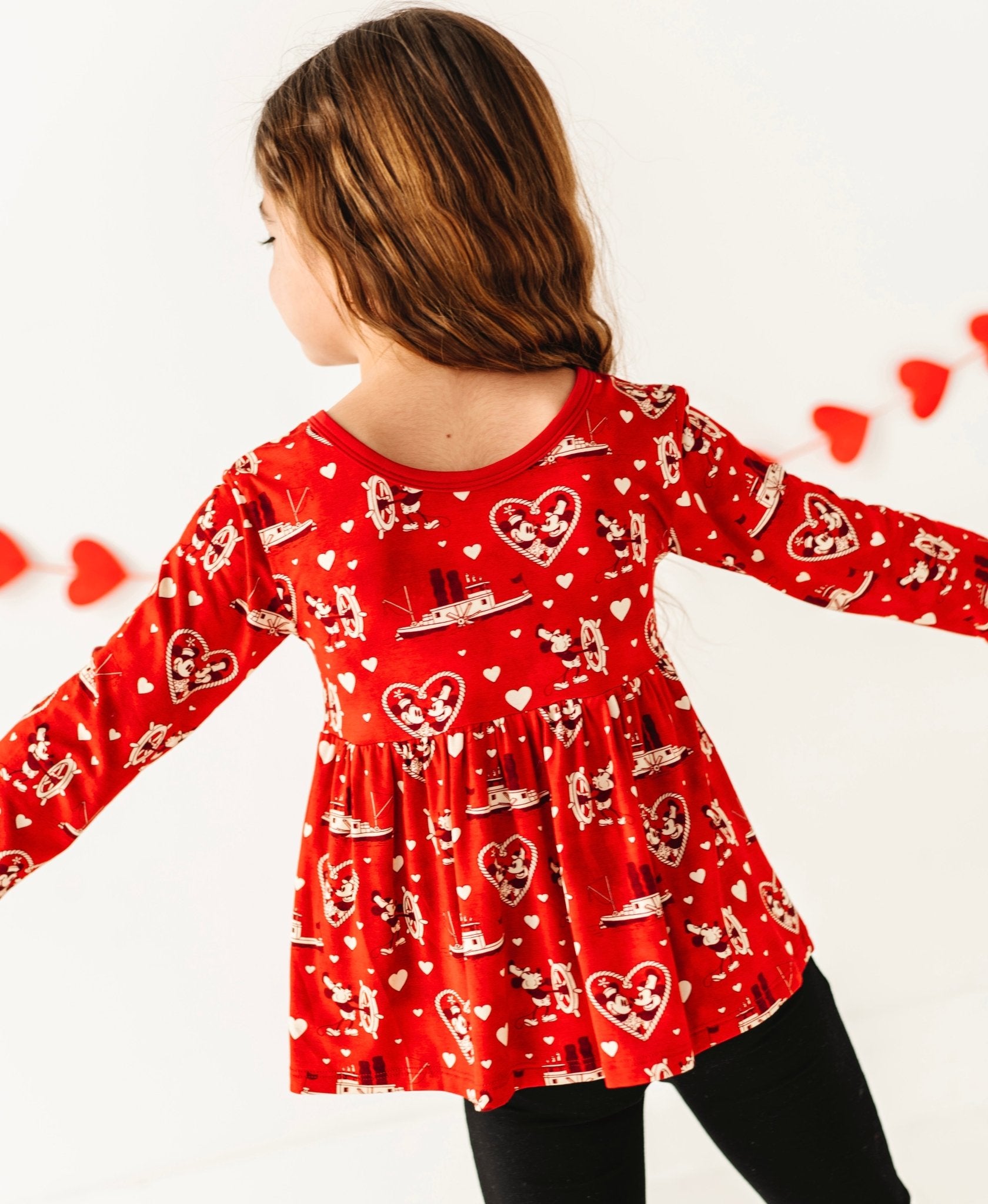 PEPLUM TOP WITH LEGGINGS - STEAMBOAT SWEETHEARTS - The Sleepy Sloth