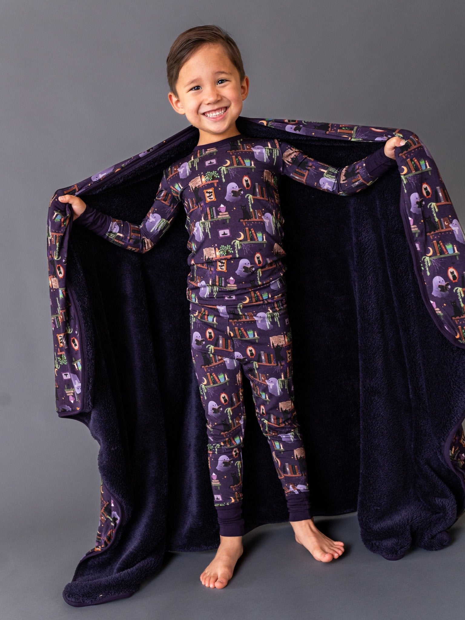 Plush Adult Blankie - Haunted Library - The Sleepy Sloth