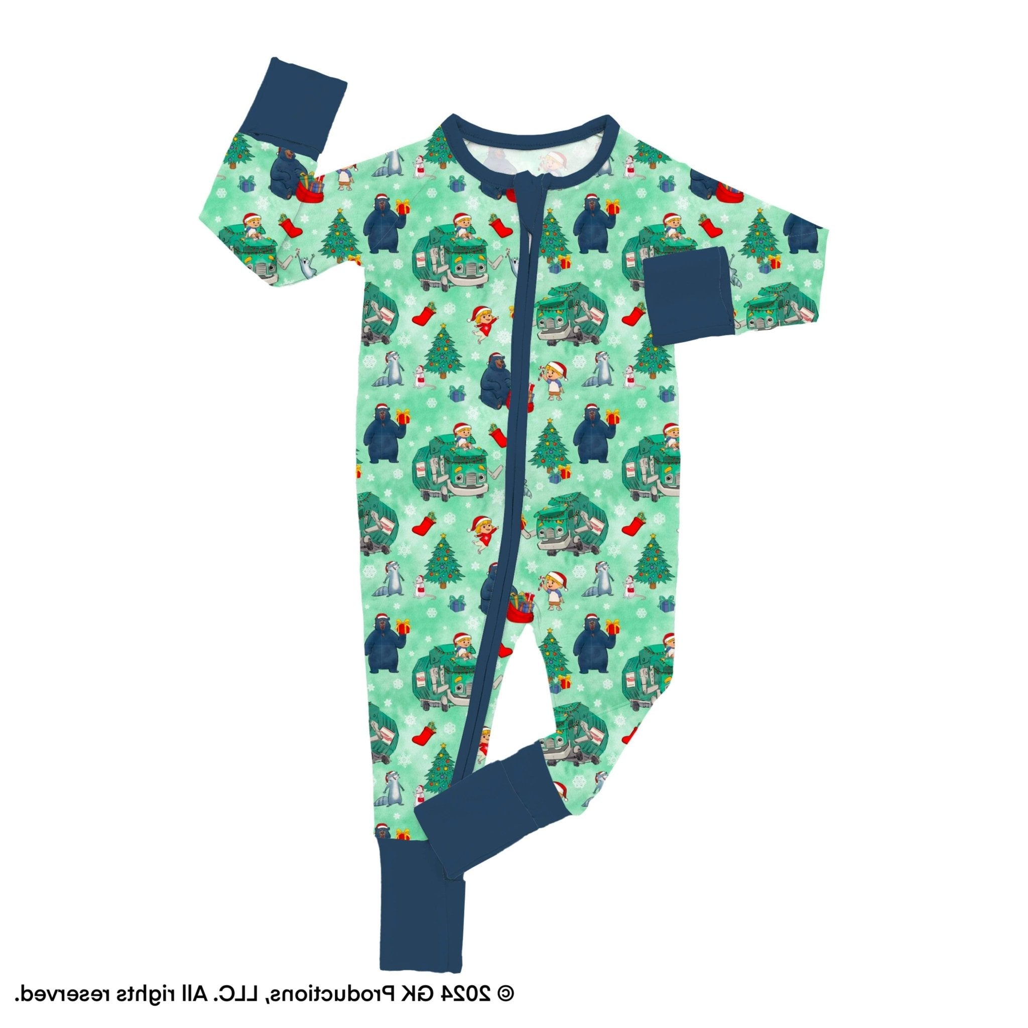 Summer Christmas Zip Romper Summer Christmas Zip Romper