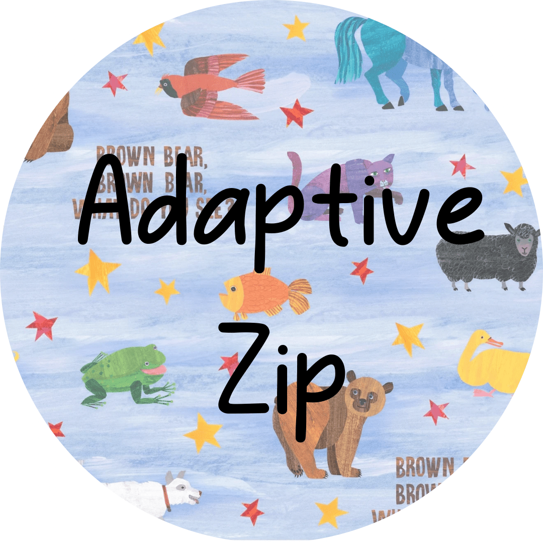 Preorder Adaptive Zip Jammies - Eric Carle™ BROWN BEAR BROWN BEAR - The Sleepy Sloth
