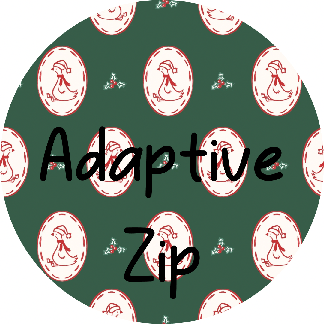 PREORDER ADAPTIVE ZIP JAMMIES* - HONKIN' HOLIDAYS PREORDER - The Sleepy Sloth