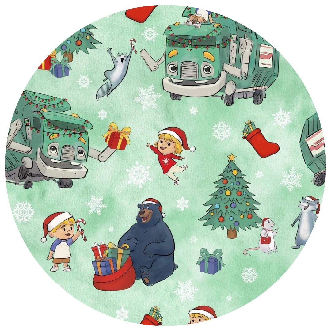 PREORDER ADULT BLANKIE - A TRASH TRUCK CHRISTMAS - The Sleepy Sloth