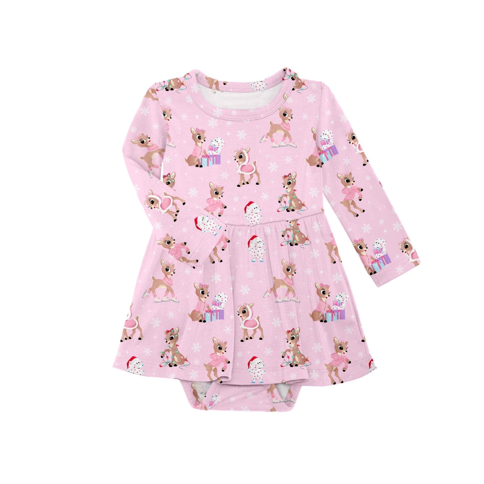 PREORDER BODYSUIT TWIRL DRESS - CLARICE - The Sleepy Sloth