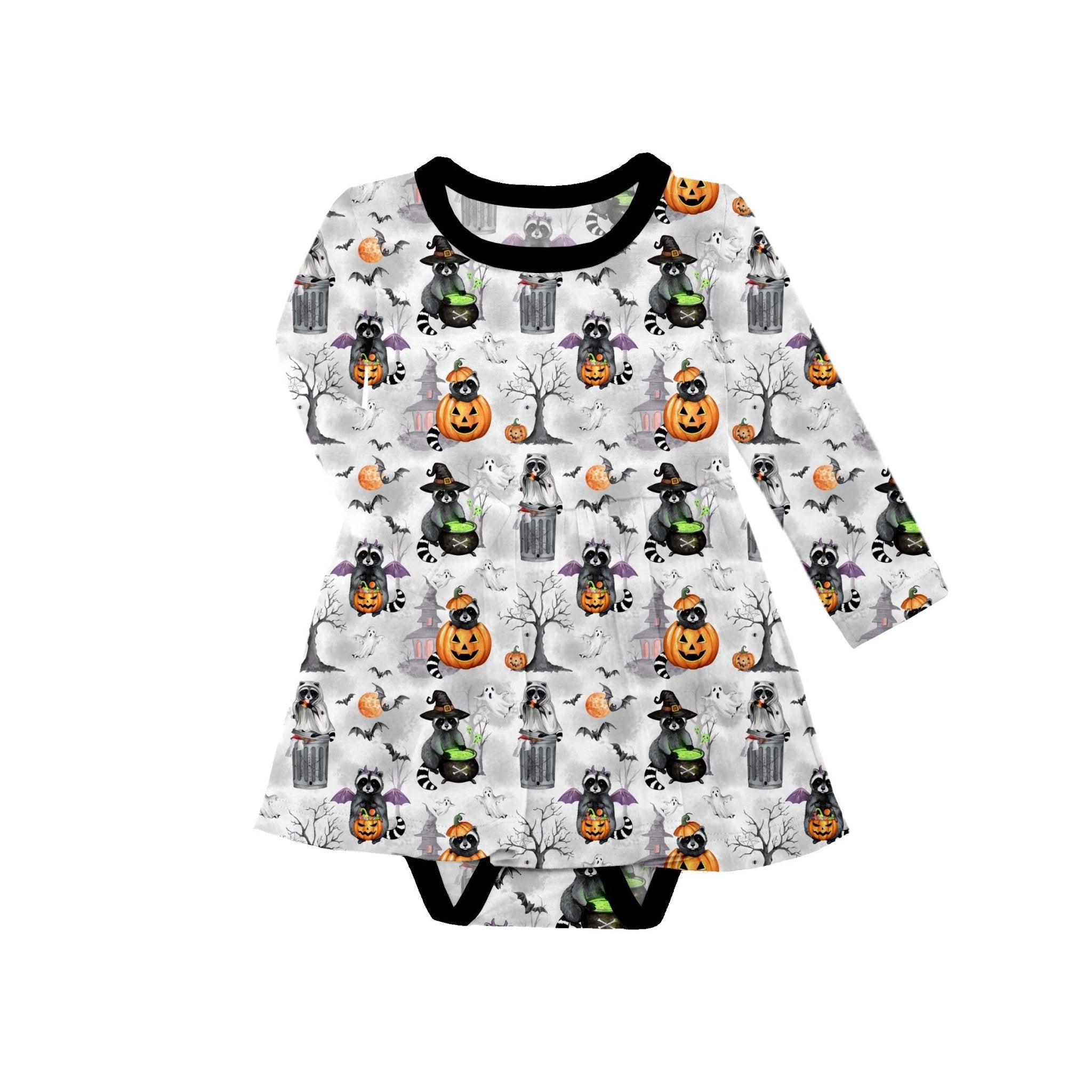 PREORDER BODYSUIT TWIRL DRESS - MIDNIGHT MISCHIEF PREORDER - The Sleepy Sloth