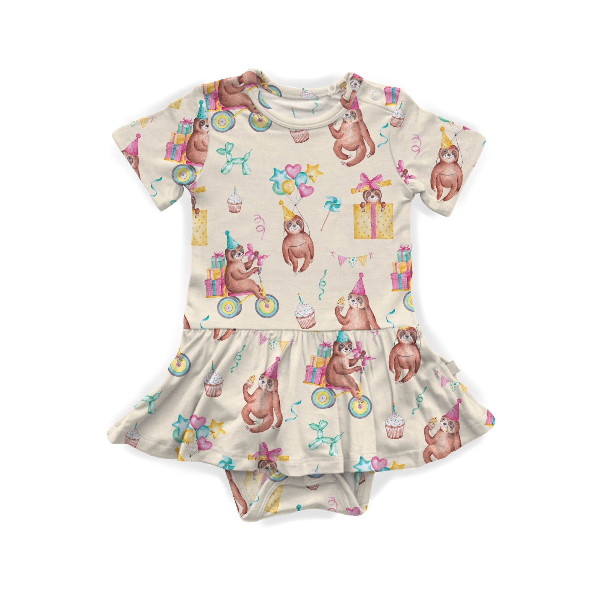 Preorder Bodysuit Twirlie - Sleepy Party - The Sleepy Sloth