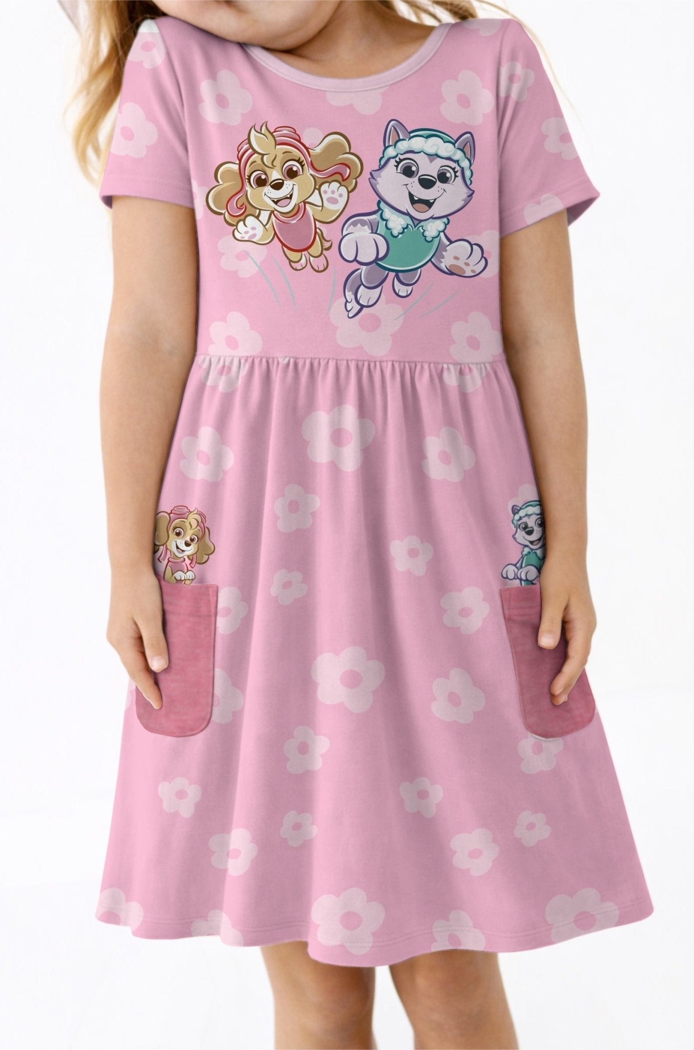 PREORDER BOW BACK TWIRL DRESS - PAW PATROL™ SKYE & EVEREST - The Sleepy Sloth