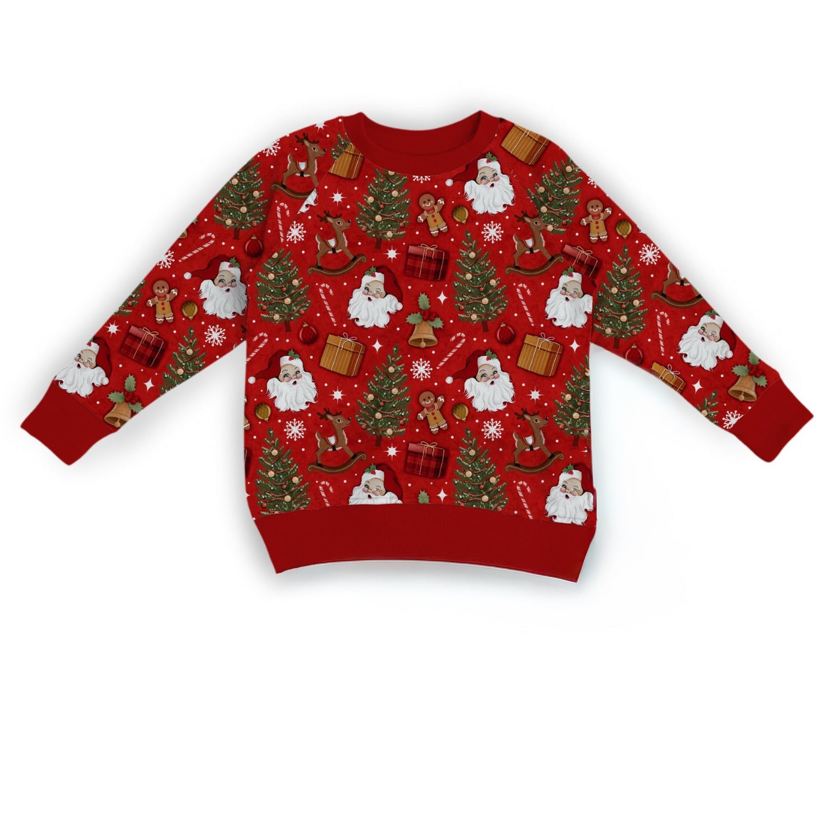 Preorder Crewneck Sweatshirt - Jolly St Nick - The Sleepy Sloth