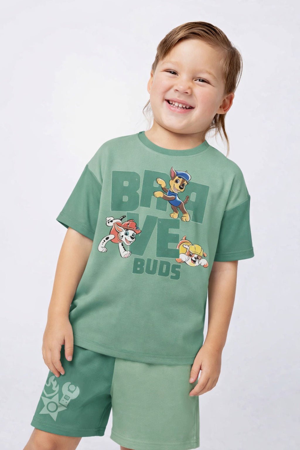 PREORDER GRAPHIC TEE AND SHORT SET - PAW PATROL™ BRAVE BUDS - The Sleepy Sloth