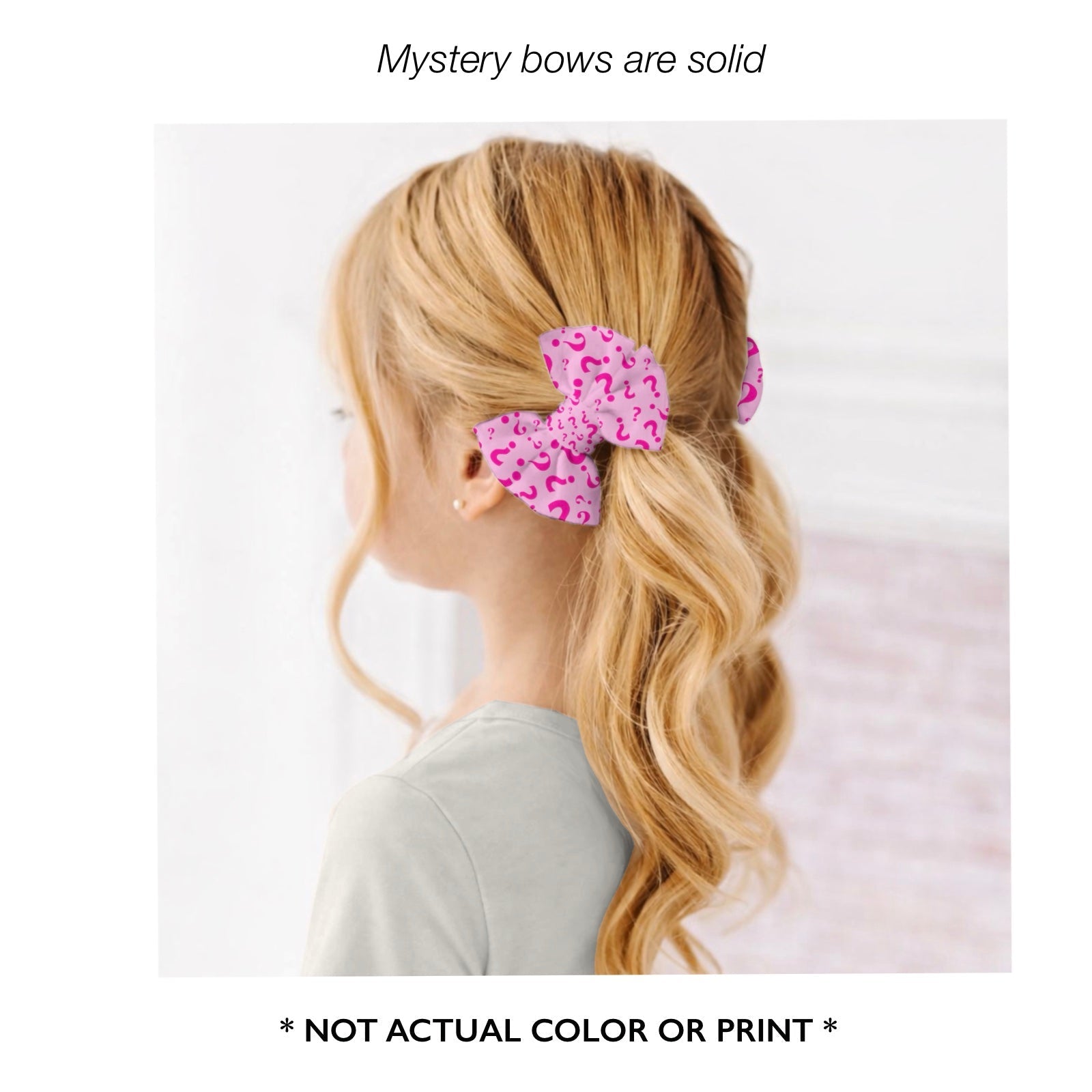 Preorder Mini Clip Bows - MYSTERY GIRL PRINT A - The Sleepy Sloth