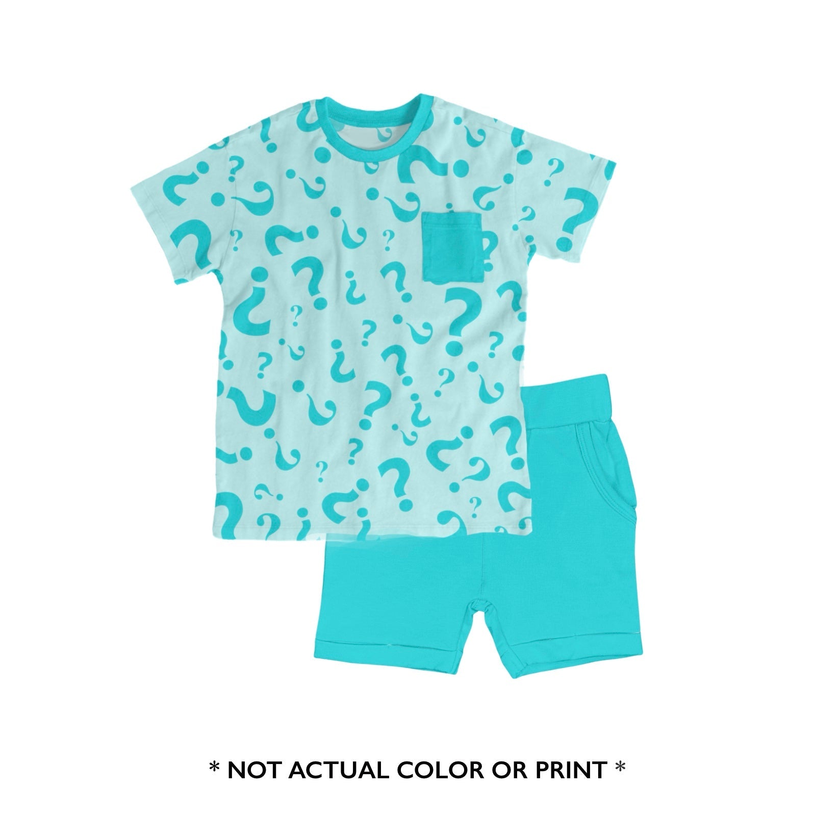 Preorder Pocket Tee with Shorts - MYSTERY BOY PRINT A - The Sleepy Sloth